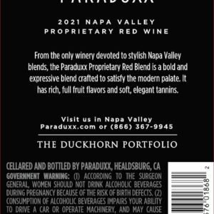 Paraduxx Napa Valley Blend - Image 3