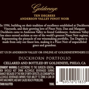 Goldeneye Ten Degree Pinot Noir - Image 3