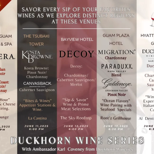 Duckhorn Wine Series flier