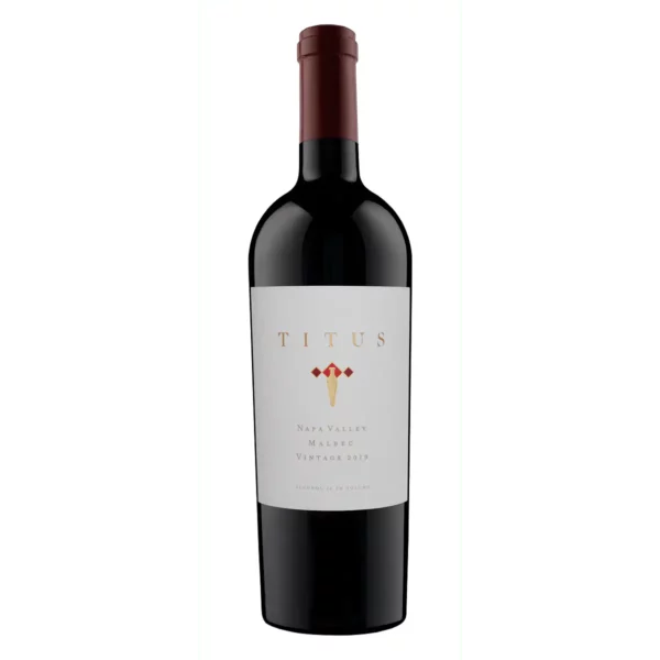 Bottle of Titus Malbec