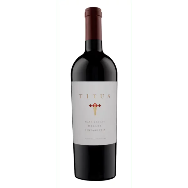 Bottle of Titus Merlot